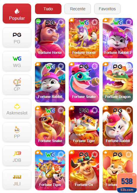 Experiência de Jogos 53b.com